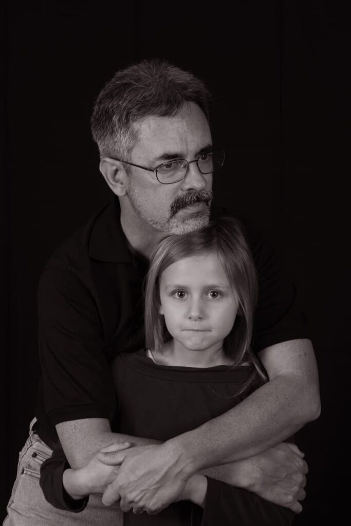 Dad and daughter